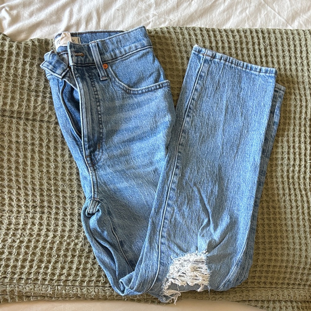 Madewell Light Blue Straight Leg Jeans